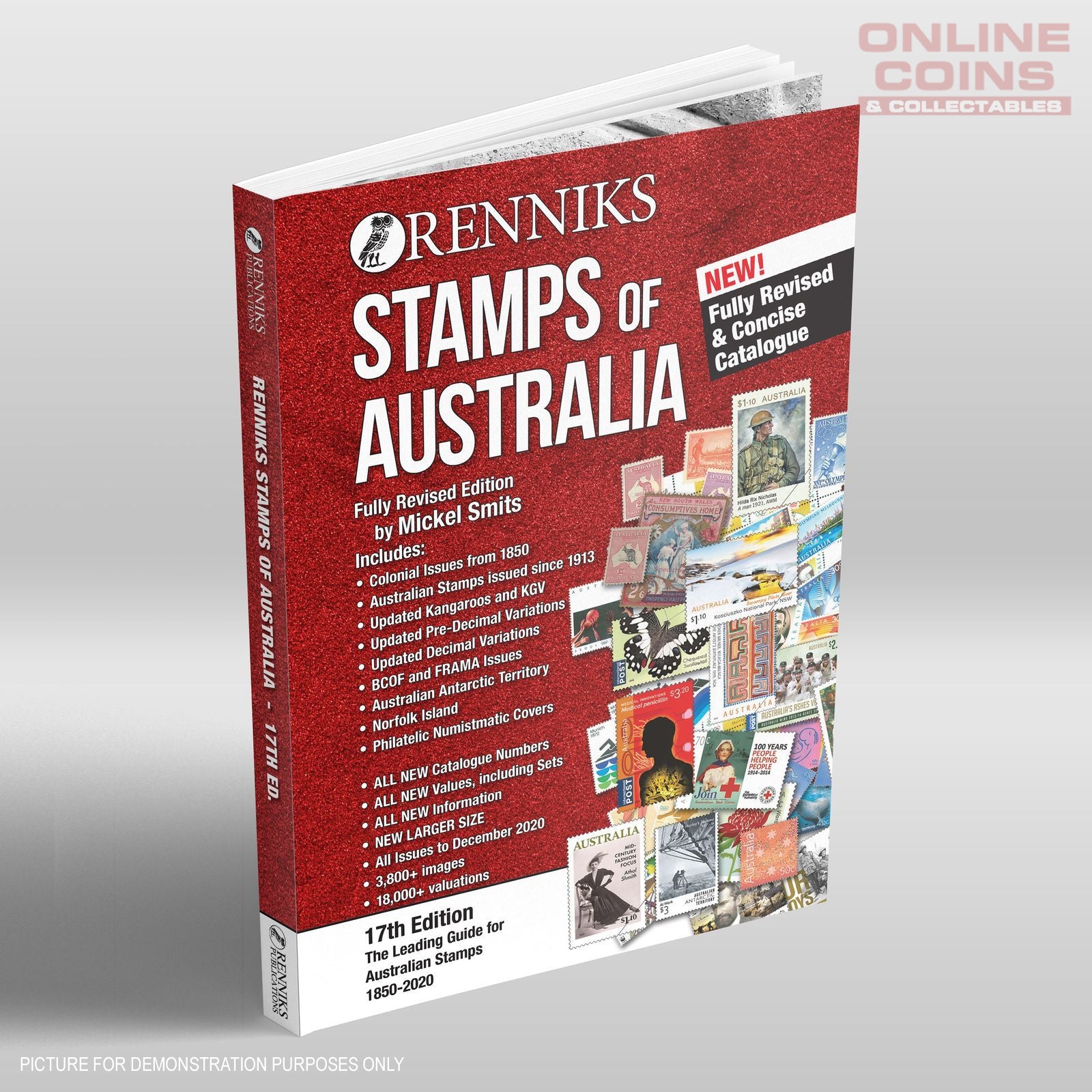 Renniks Stamps of Australia 17th Edition  - NEW EDITION